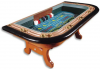 Single Dealer Craps Table